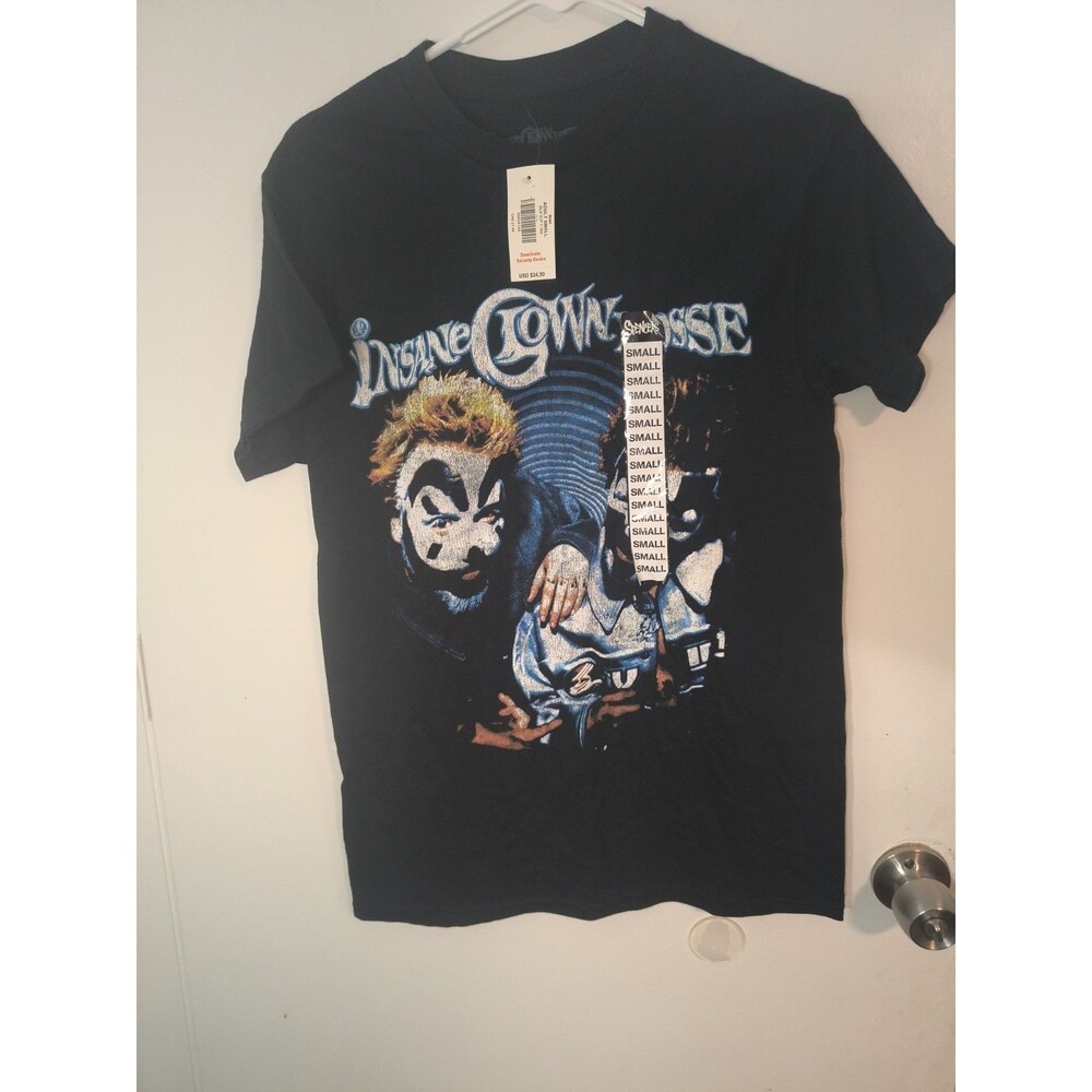 Insane Clown Posse Black Graphic T-Shirt Rock & Pop Music Size Small